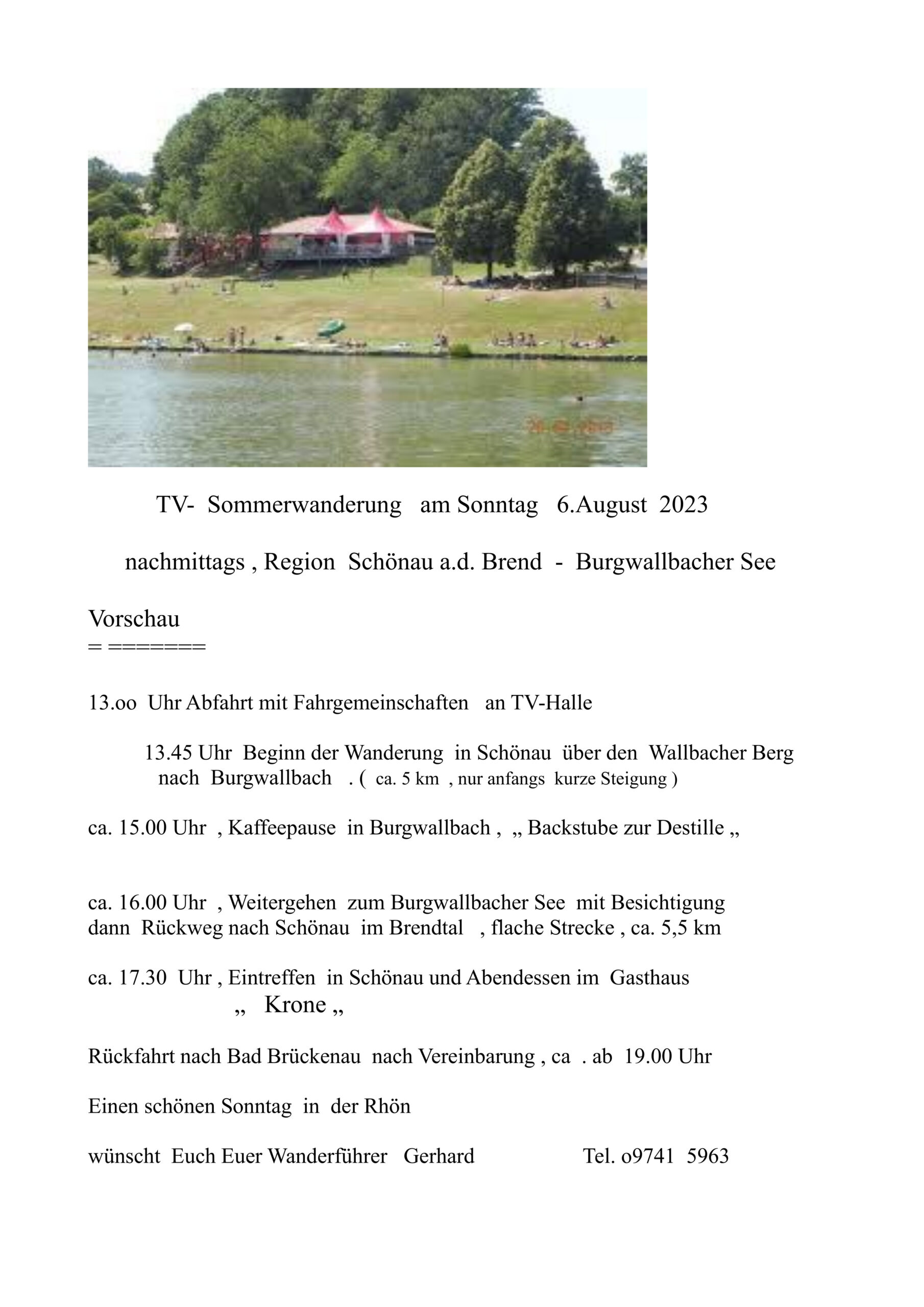 Read more about the article TV Sommerwanderung 2023