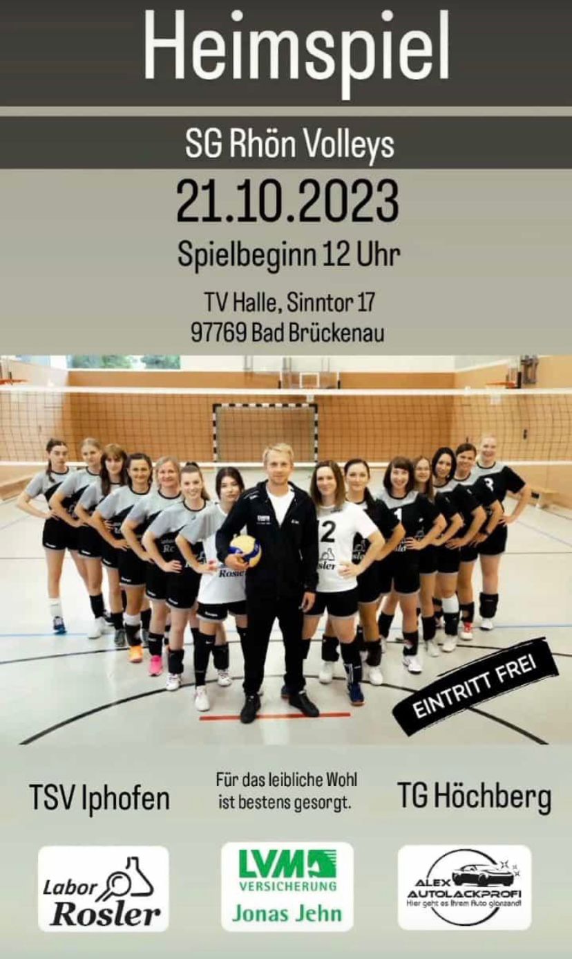 Read more about the article Volleyball Heimspiel Damen 21.10.2023