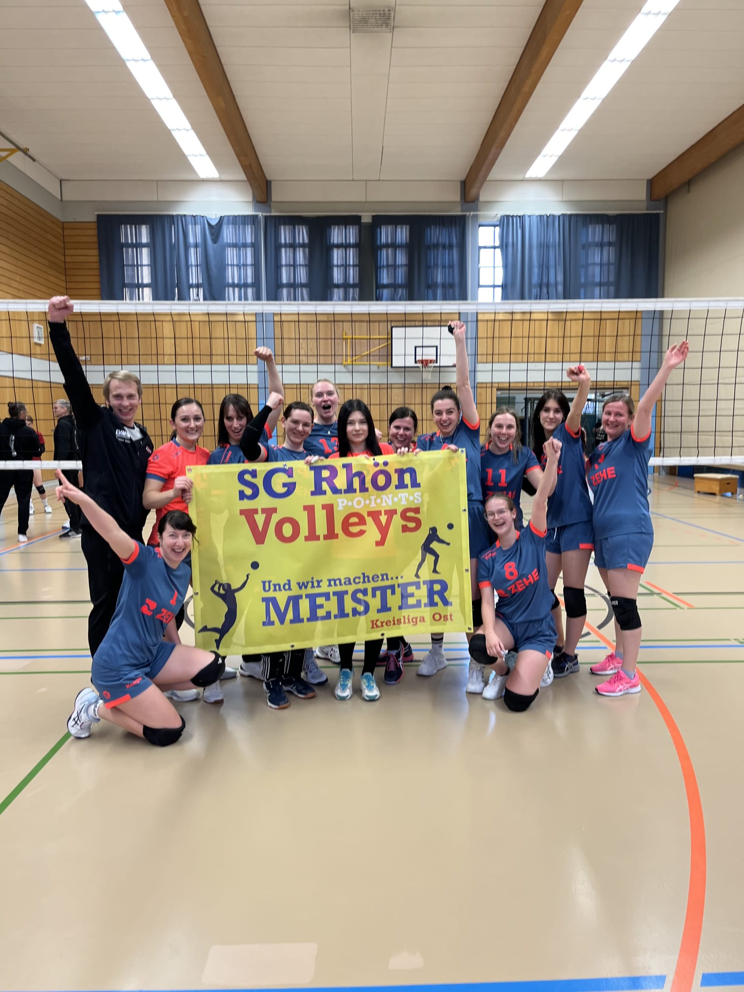 Read more about the article Meisterschaft geglückt – SG Rhön Volleys steigen in die Bezirksklasse auf